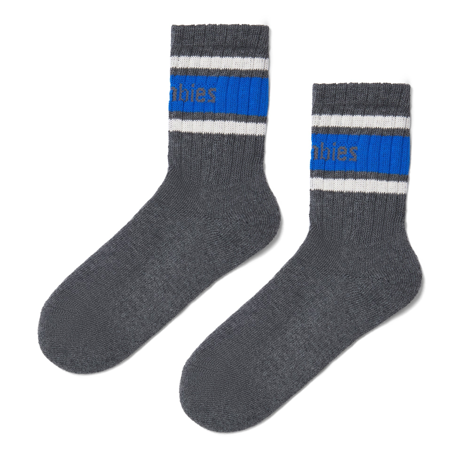 GUM Crew Sock - Women's - Grey & Blue - Image 4