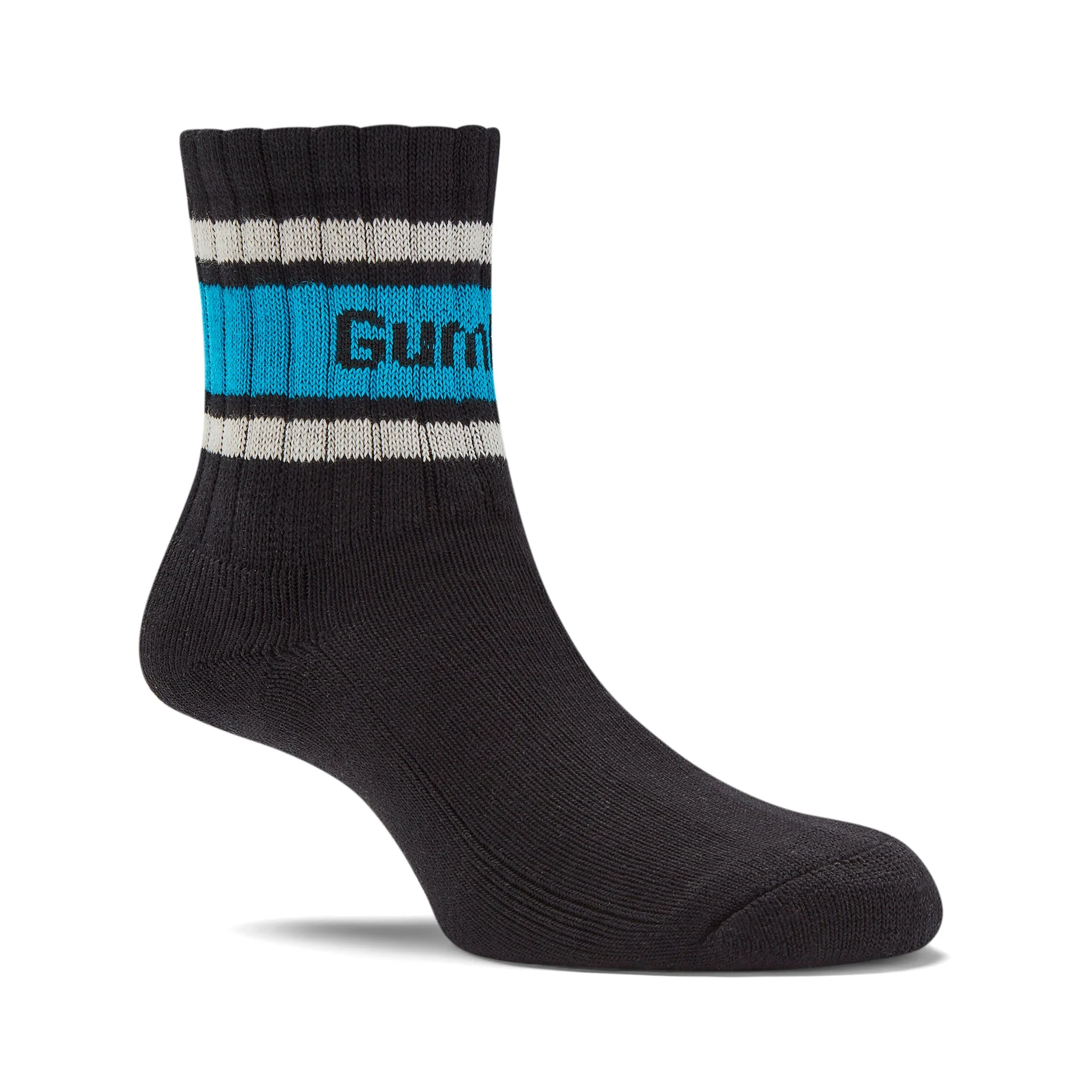 GUM Crew Sock - Men's - Black & Blue - Image 6