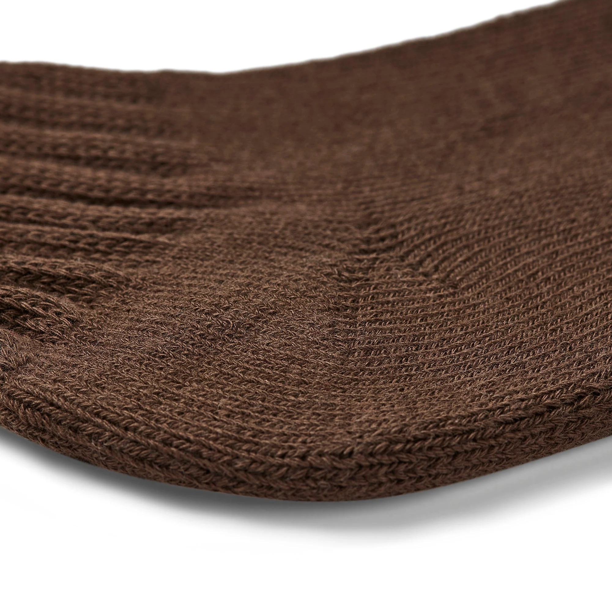 GUM Crew Sock - Men's - Chocolate & Cream - Image 4