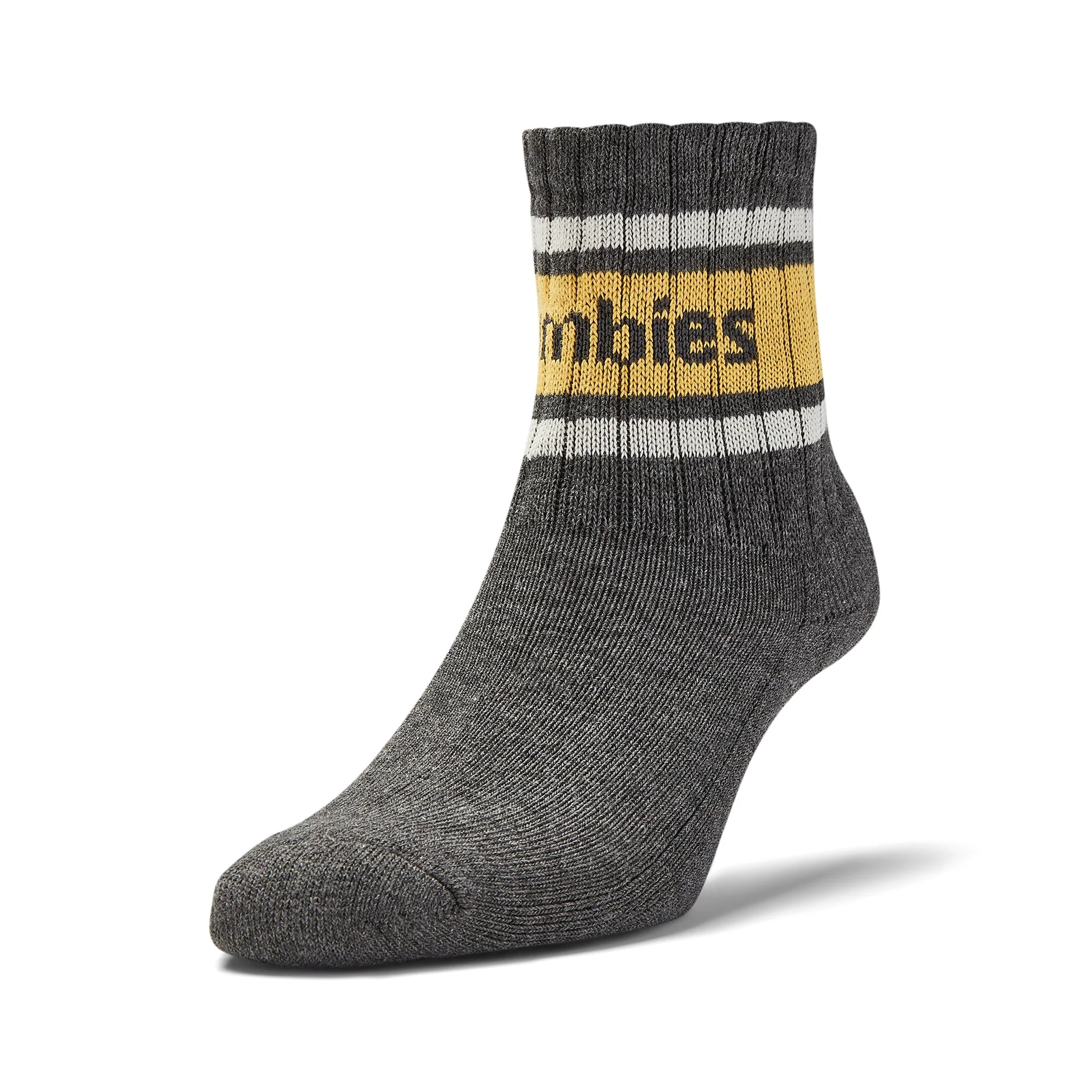 GUM Crew Sock - Men's - Grey & Curry - Image 4