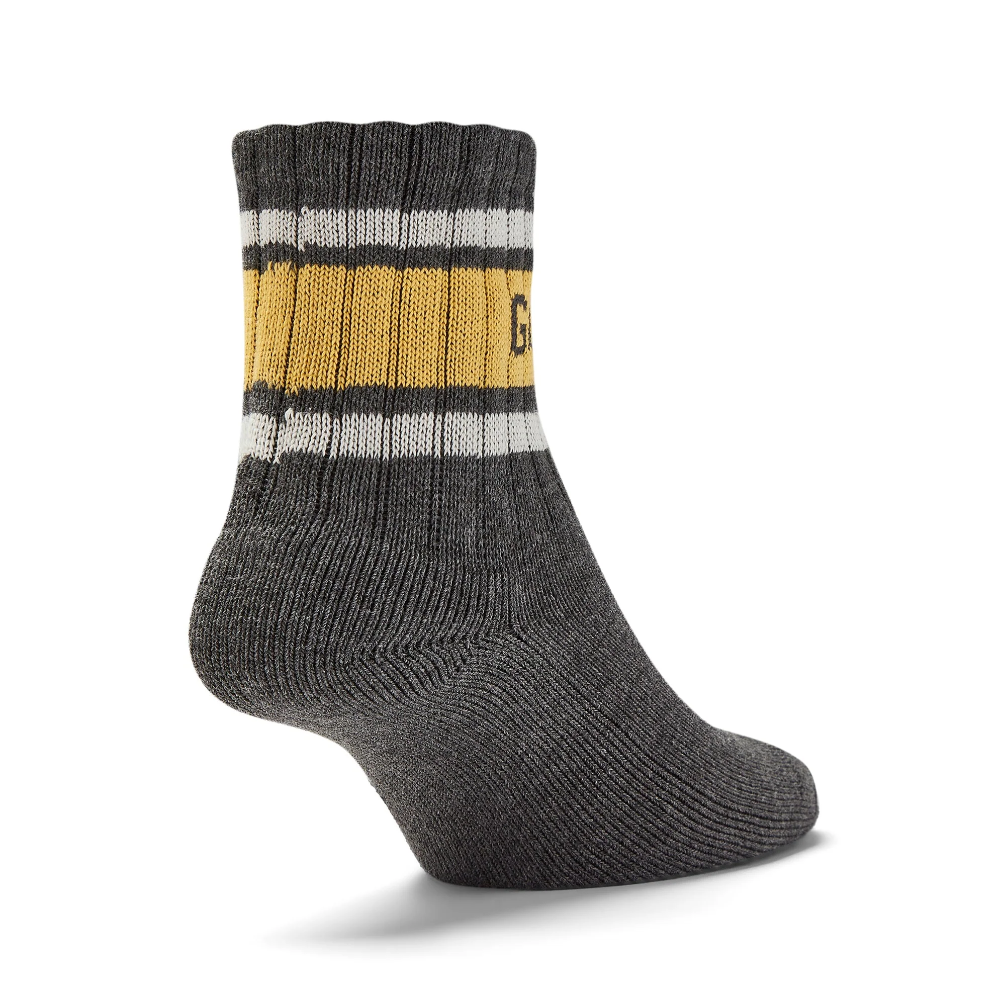 GUM Crew Sock - Men's - Grey & Curry - Image 5