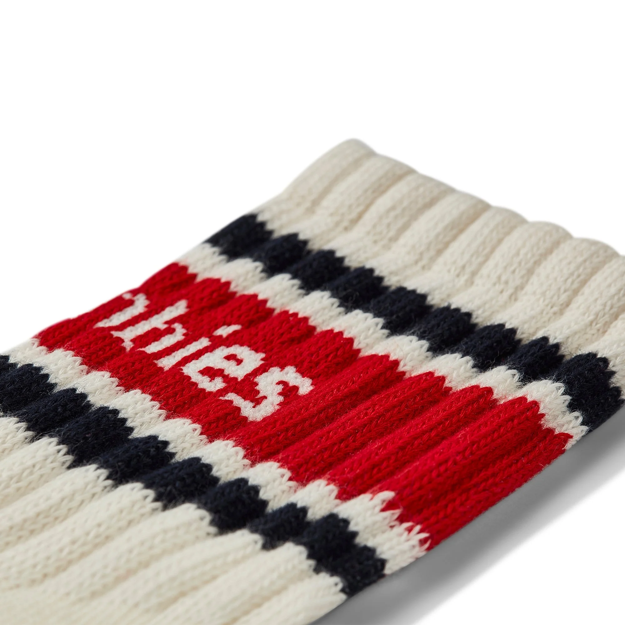 GUM Crew Sock - Women's - Cream & Red - Image 5