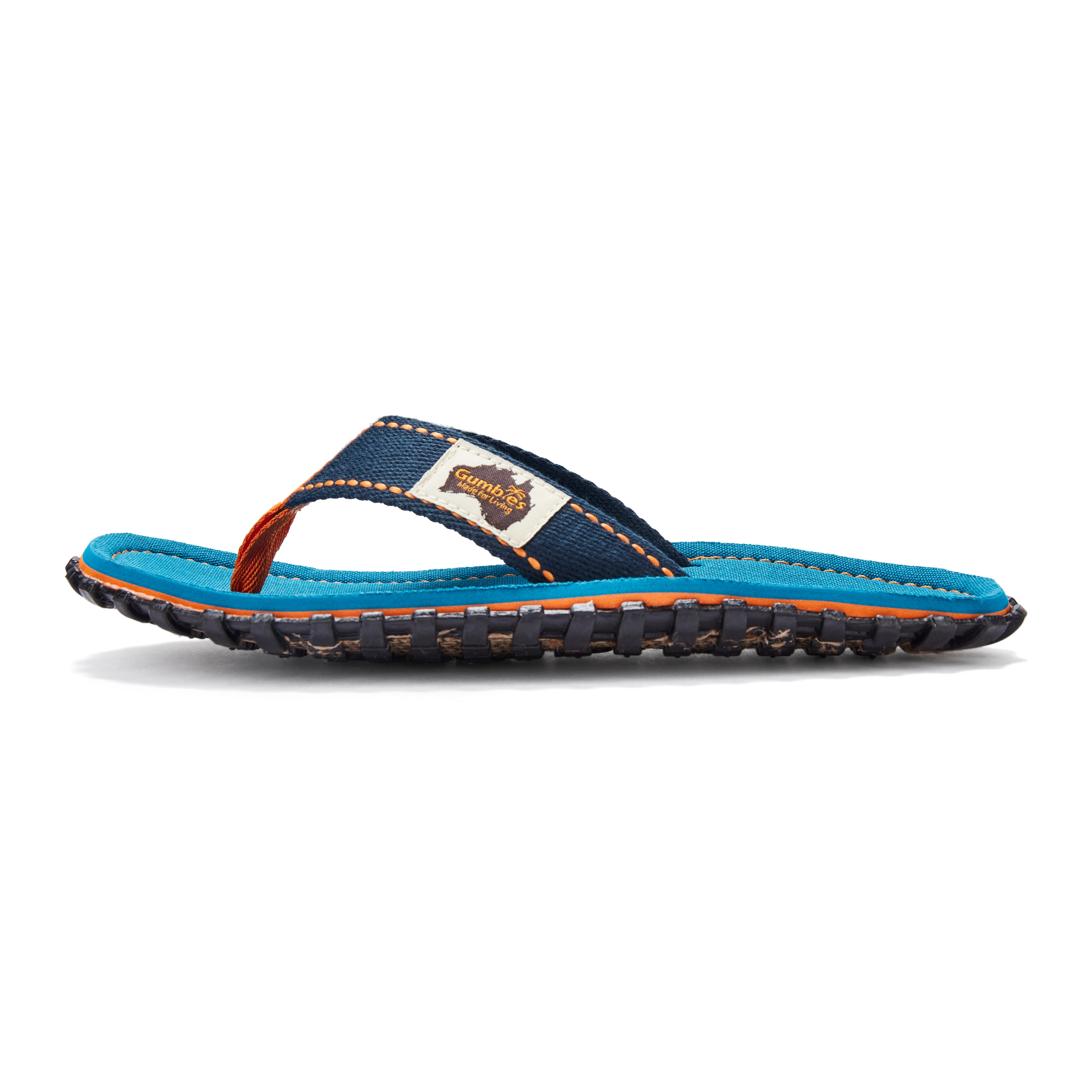 Islander Flip-Flops - Men's - Tricolor Blue - Image 4