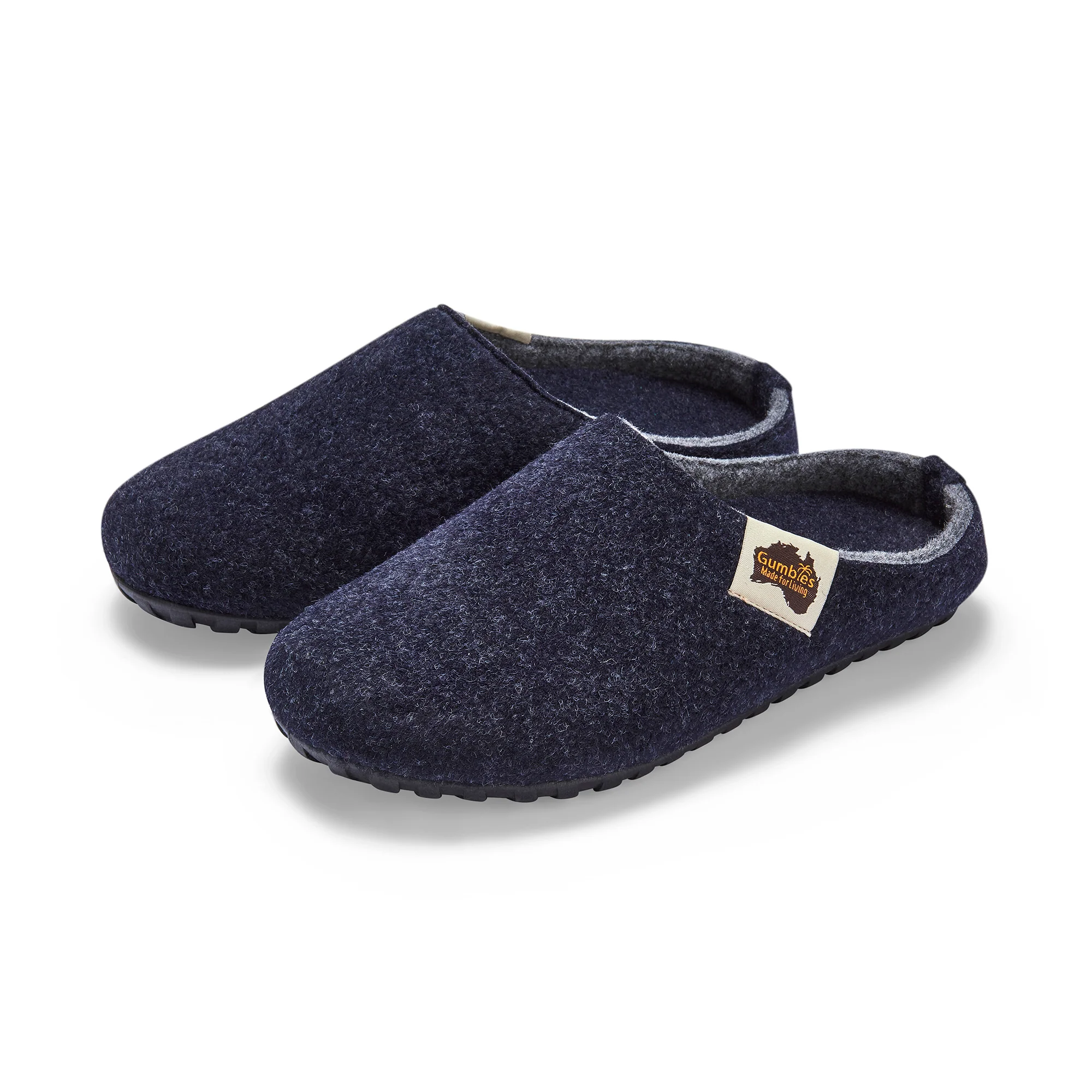 Outback Slippers - Men's - Navy & Grey - Image 4