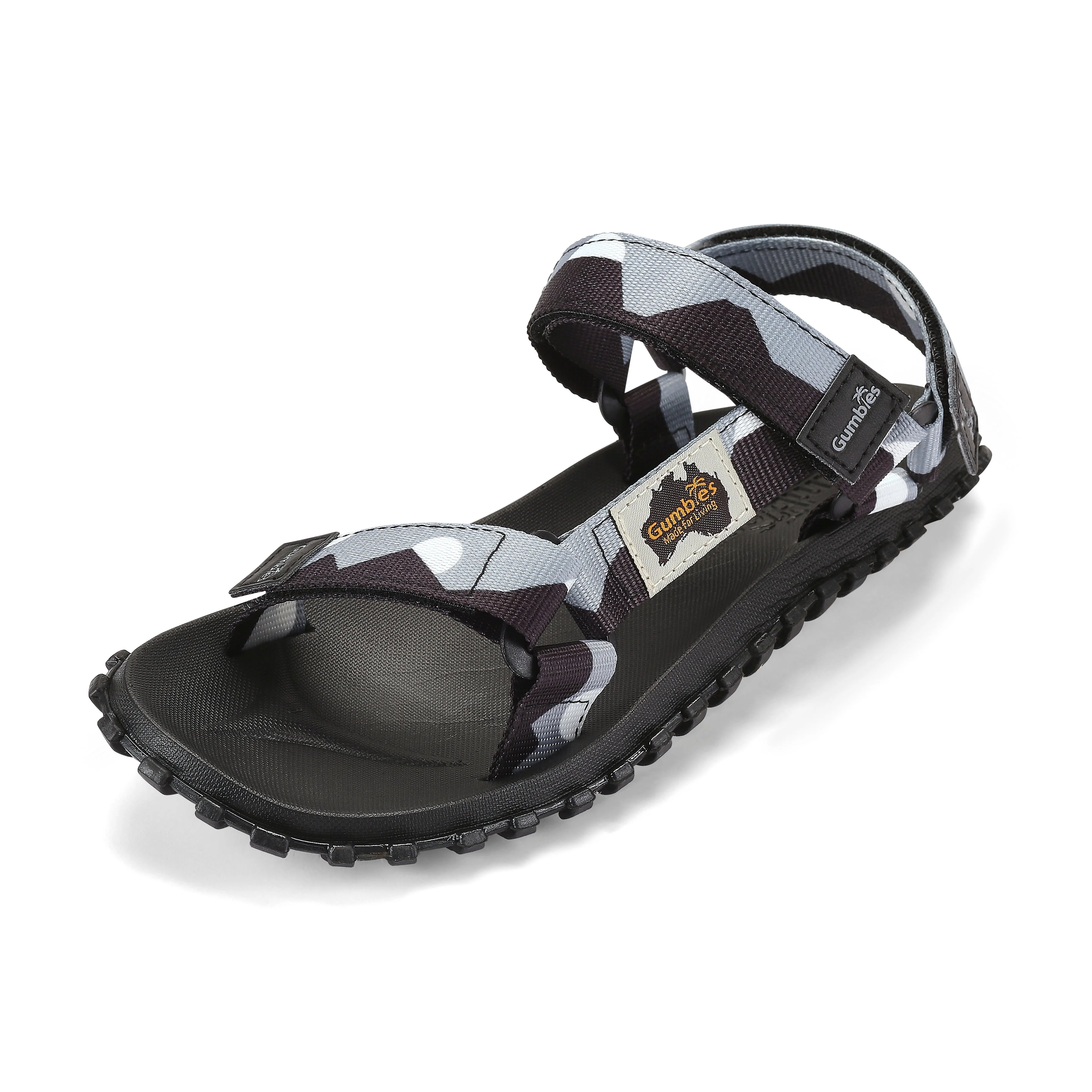 Scrambler Sandals - Men's - Black & Grey - Image 4