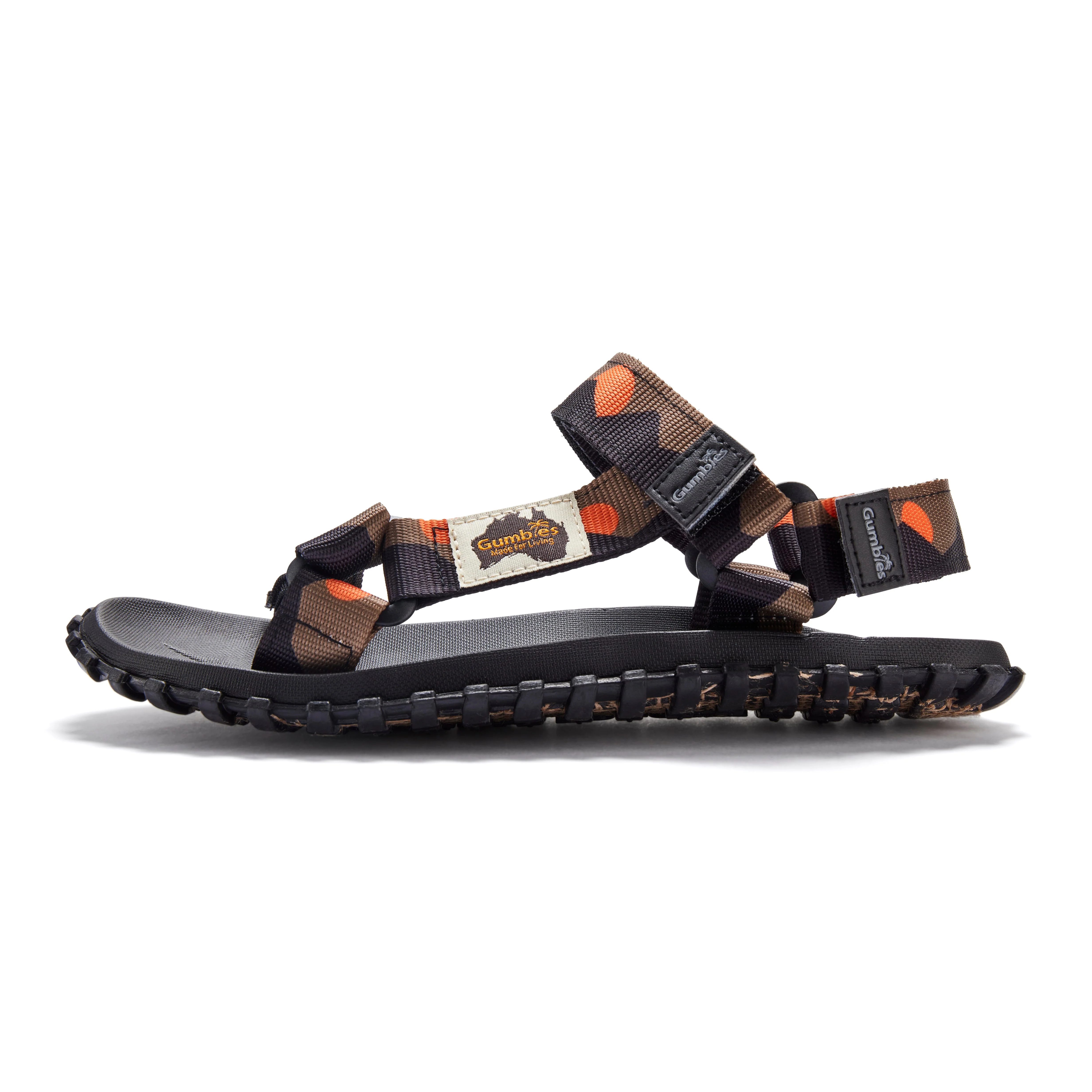 Scrambler Sandals - Women's - Khaki & Orange - Image 4